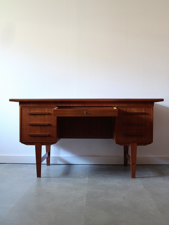 Image 1 of Vintage Danish teak desk