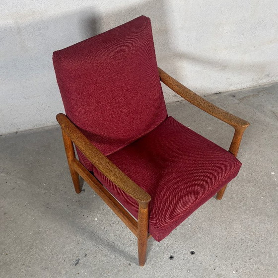 Image 1 of Fritz Hansen lounge stoel Deens design 60's