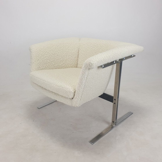 Image 1 of Pair of vintage wool bouclé armchairs by Geoffrey Harcourt for Artifort, 1963