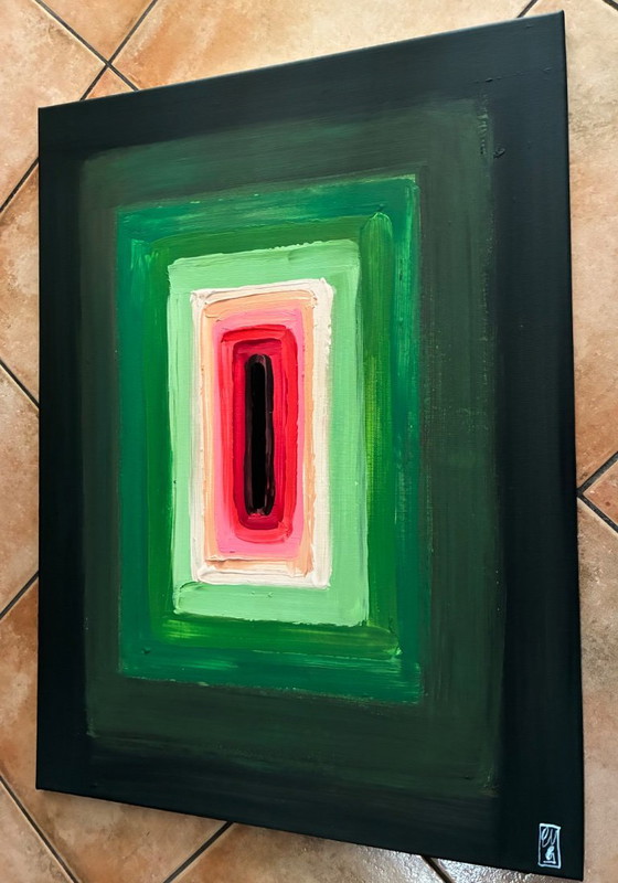 Chromatic Pulsation I – Walter Geraci, Paintings & Drawings, Canvas (photo 4 of 8)