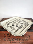 Metal Serving Bowl, Piero Fornasetti, Italy, 1960