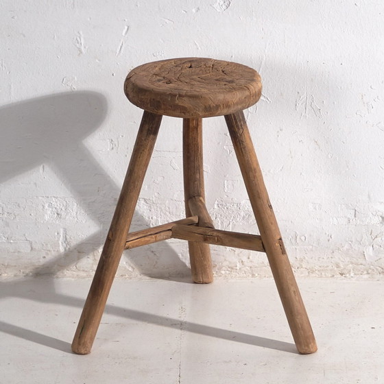 Antique handmade stool (c.1900) #22 (photo 8 of 16)