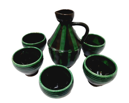 Juego de té/café de cerámica vintage