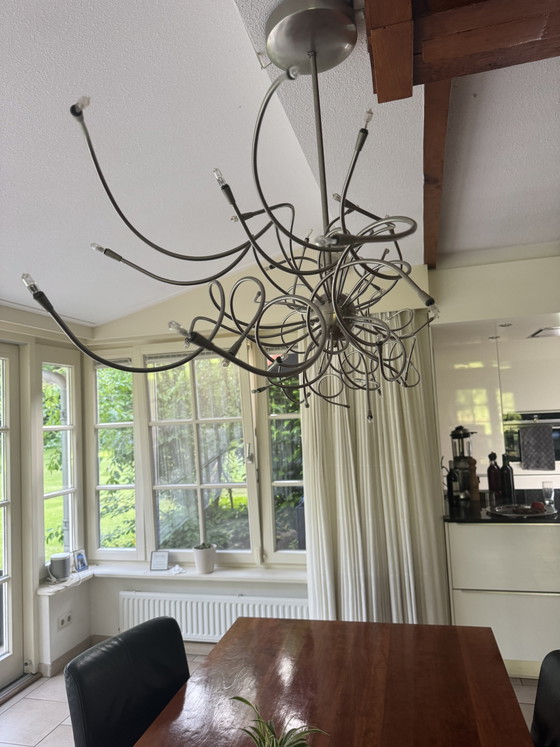 Image 1 of Lampada da tavolo in acciaio inox