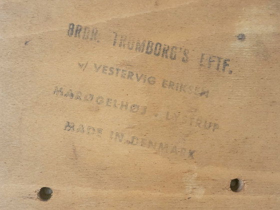 Image 1 of Set va 4 vintage Deense stoelen van Vestervig Eriksen in palissander