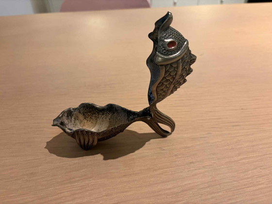 Image 1 of MCM Metal Fish Box, originariamente un posacenere