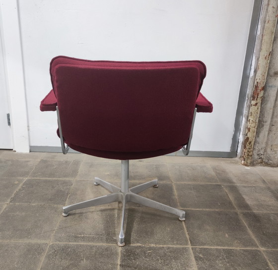 4x Vintage Artifort dining chairs, 80s style – Metal, Textile (photo 6 of 9)