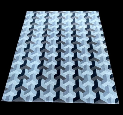 Verner Panton Tapis YPSILON en Laine Tissée main Fabricant Designers Carpet