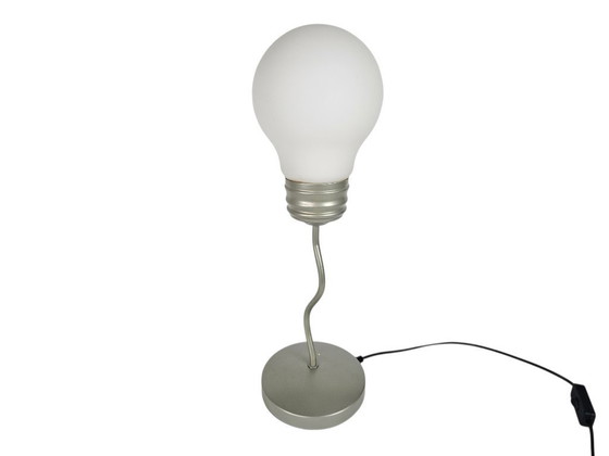 Image 1 of Post Modern - Pop Art - Tafellamp - rvs - Glas - 80's