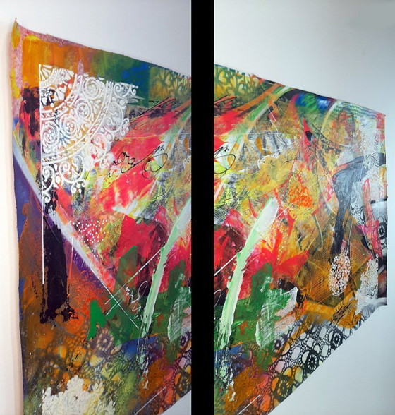 Image 1 of JUVENTUD - Pulso Cromático - Lienzo de artista