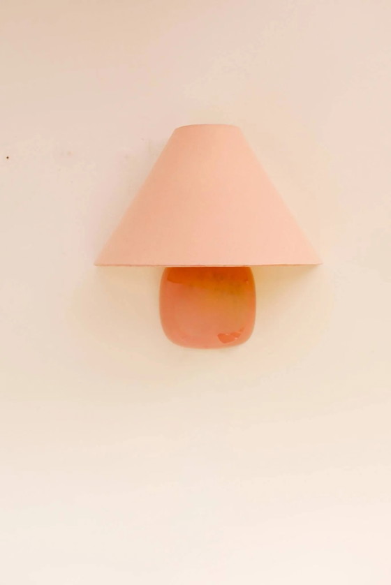 Vintage IKEA 80s sconce. A wall mounted lamp classic semi-round in pink – Wall lights, Metal (photo 7 of 17)