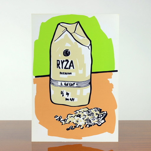 Wandpaneel in Tsjechoslowaakse Pop Art stijl (jaren 1960)