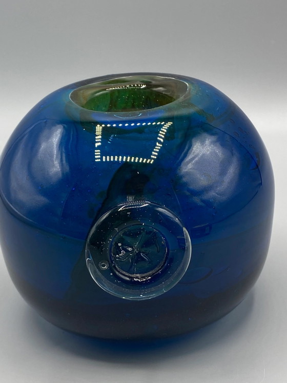 Soliflore a sfera in vetro Mdina attribuito a Michael Harris, anni '70 – Bicchieri e caraffe (photo 2 of 7)