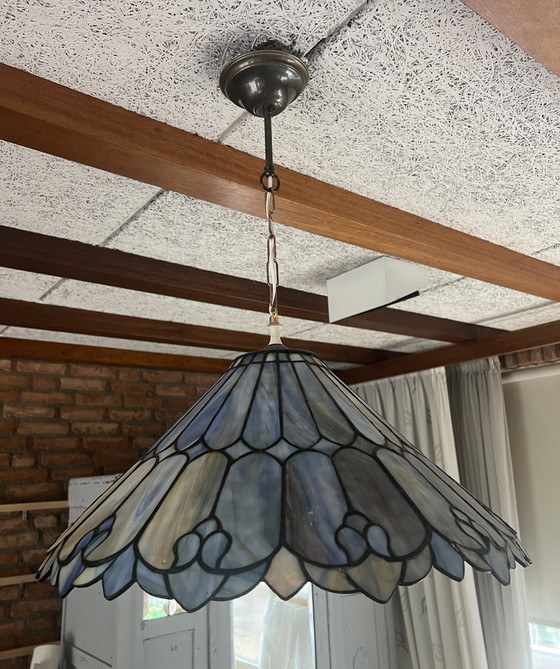 Image 1 of Lampada a sospensione vintage in stile Tiffany