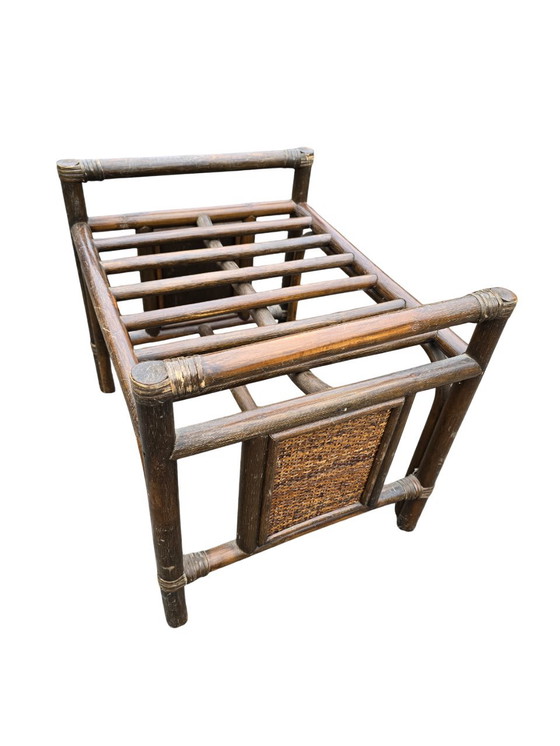 Image 1 of Rattan Loveuse With Matching Footrest