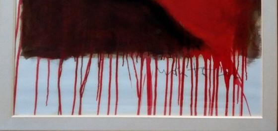 Image 1 of Javier Montesol - Huile sur papier signée (2003)
