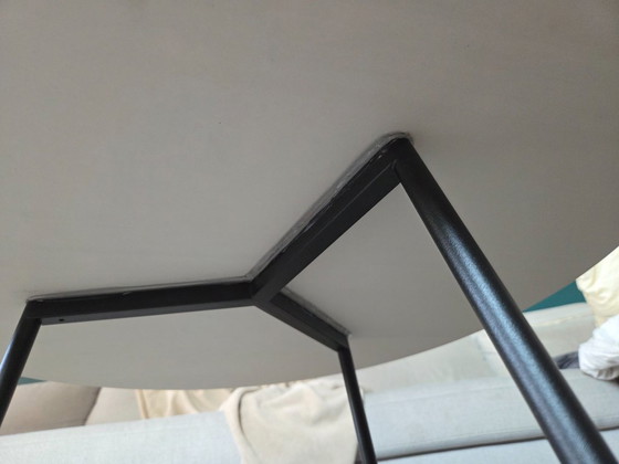 Image 1 of Unit 14 ceramic coffee table Carrara white - diameter 70cm - perfect condition