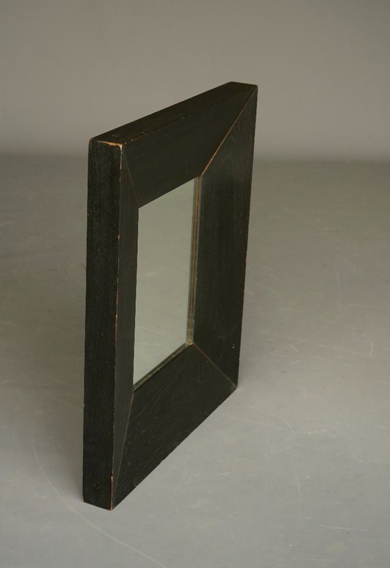 Specchio in legno nero, Marrone (foto 6 di 6)
