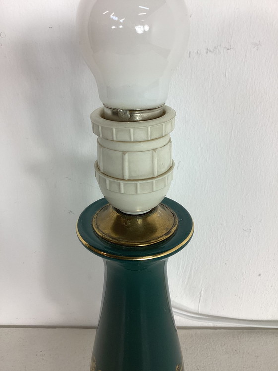 Image 1 of Vintage Italian Florentine porcelain lamp
