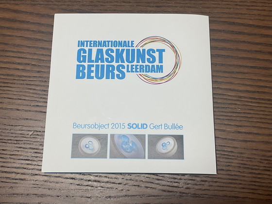 Image 1 of Gert Bullée Jaarobject Solid Glaskunstbeurs Leerdam 2015