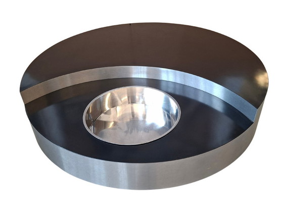Image 1 of Iconische draaibare salontafel "TRG" – Ontworpen door Willy Rizzo, jaren 70
