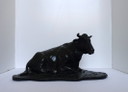 Cow in bronze.