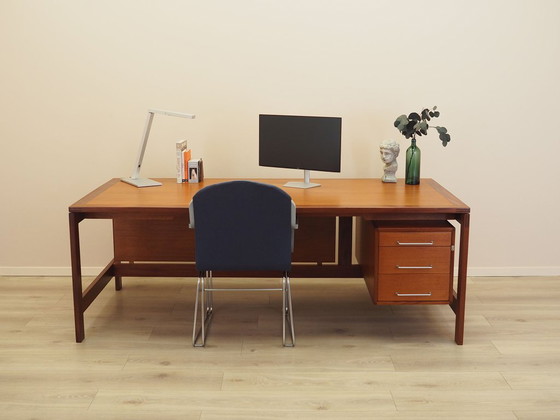 Teakhouten directiebureau van Henning Jensen & Torben Valeur voor Munch, Deens, jaren 60. – Wood (photo 3 of 20)