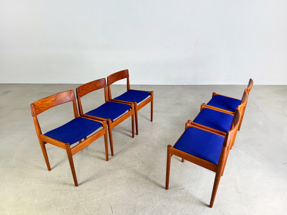 Image 1 of 6x Sedia originale Grete Jalk Midcentury Poul Jeppesens Palissandro