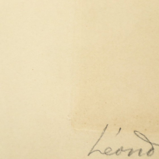 Image 1 of Large Color Lithograph Leon Danchin
