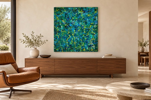 Giovanni Daurea schilderij abstract 