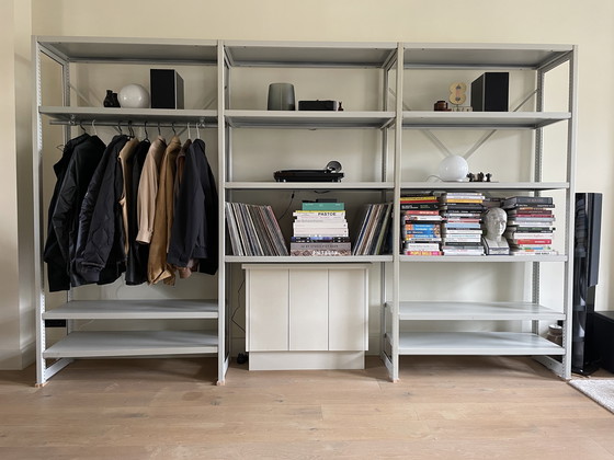 Image 1 of Scaffale vintage in acciaio con ripiani