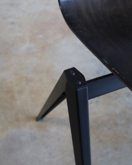 Image 1 of 6x Chaise de passager vintage Galvanitas S22