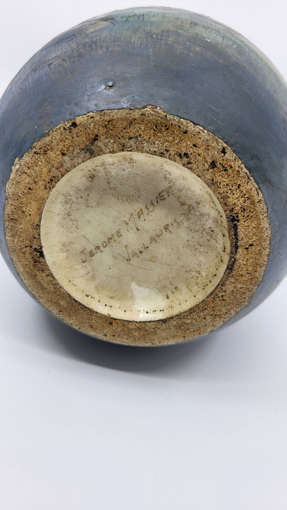 Image 1 of Jerome Massier Vase aus Keramik, Frankreich, Circa 1920