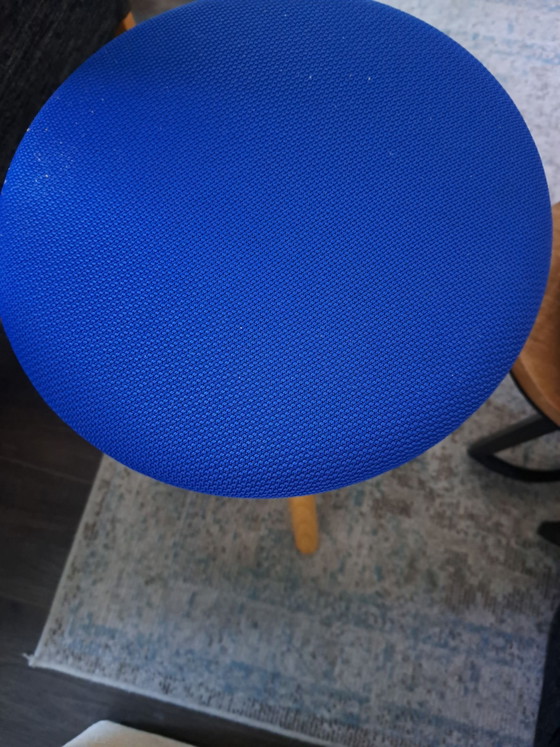 Balimo Wood Ergonomic Stool / Balance Stool, Blue (Sitting Trainer), Office chairs (photo 2 of 9)