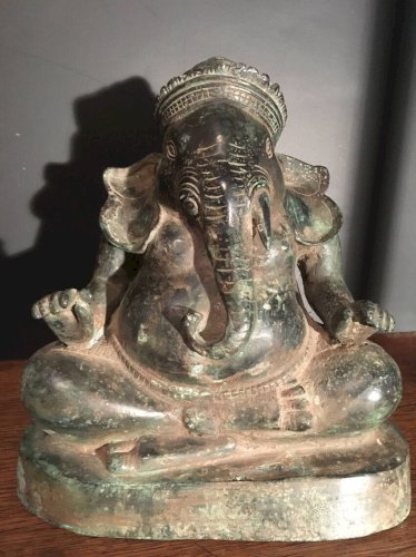 Bronze Ganesh Statue, India – Sculpture (photo 8 of 18)