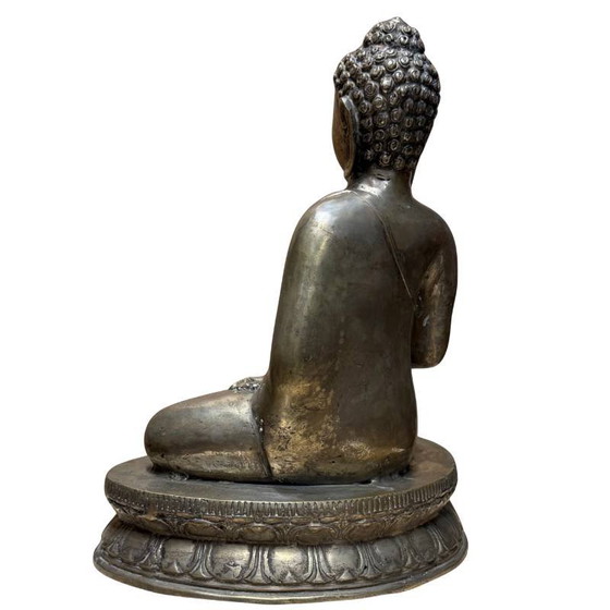 Shakyamuni Buddha aus gemischtem Metall, 19. Jahrhundert – Bildhauerei, Brass (photo 6 of 10)