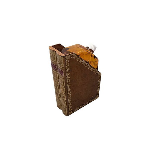 Image 1 of Vintage Franse "Trompe-l'œil" Verstopte Drankfles, Jaren 50
