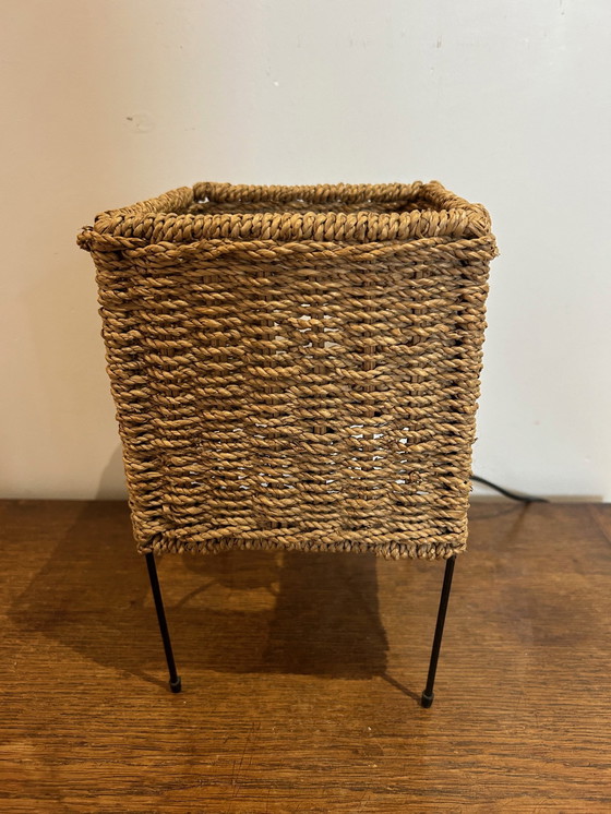 Image 1 of Vintage Wicker Lamp