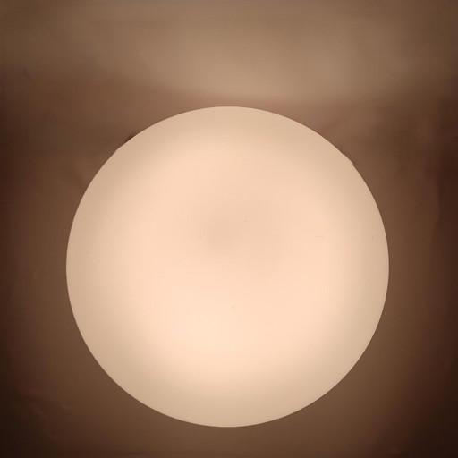 Vintage Gorlitz glazen paddenstoellamp, Karin Korn Design, Mid-Century Modern