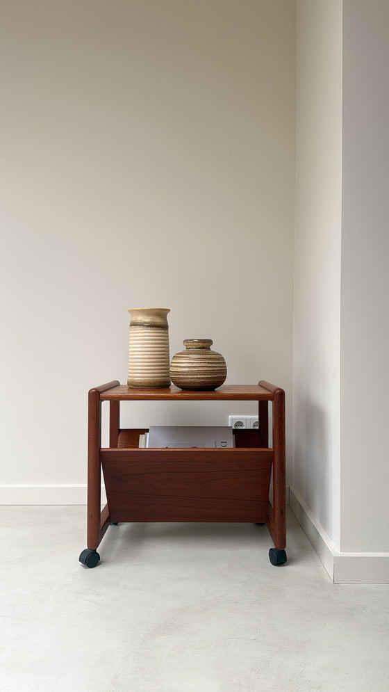 Image 1 of Vintage Danish Furniture teak side table/magazine rack