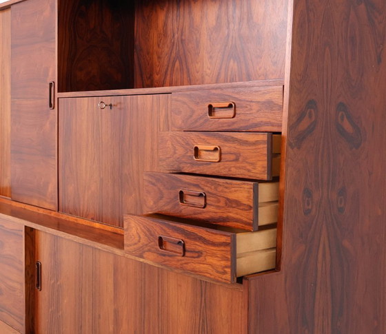 Image 1 of Vintage Dutch design buffet cabinet with asymmetrical layout, 1960s