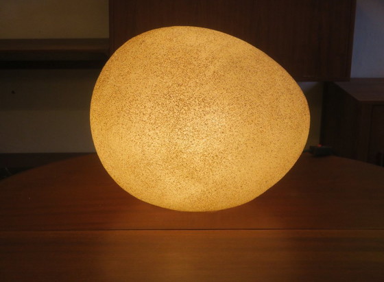 Image 1 of Grande lampe Moon Rock, André Cazenave pour Singleton Attr., Italie, années 1960