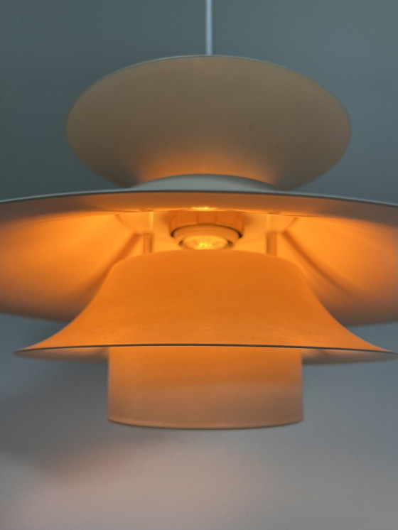 Jeka Metaltryk 1032-P – Vintage Hanglamp – Jeka Metaldryk, Hanglampen, Aluminium (photo 8 of 11)