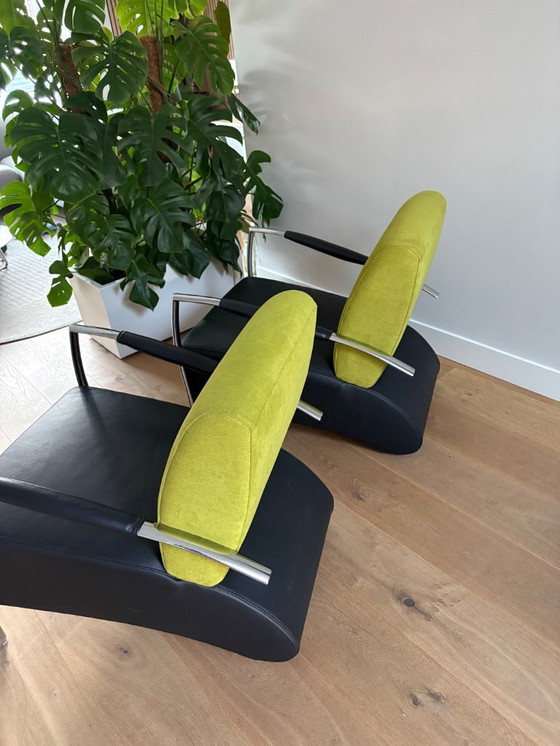 Image 1 of Sabioneta Armchair Leather - 2 Stylish Design Chairs