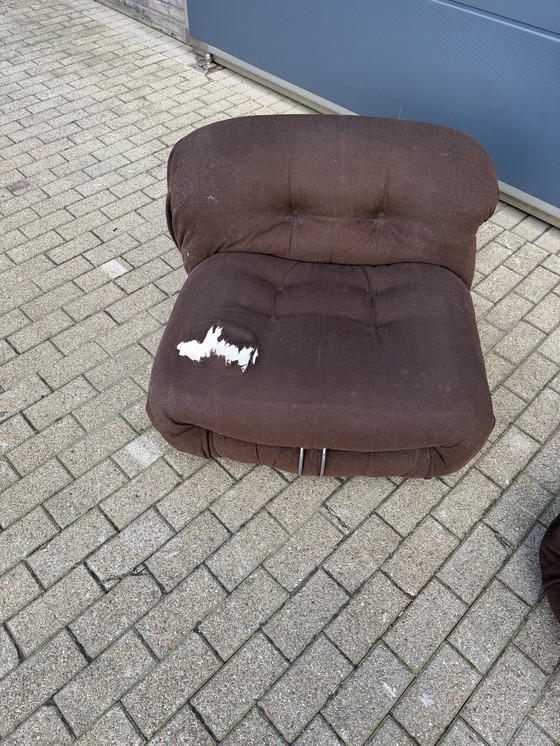 Image 1 of Cassina Soriana originale des années 1970 2x 1 place Tobia & Afra Scarpa
