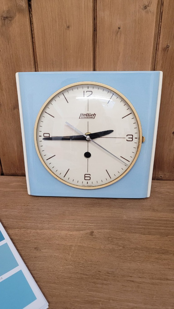 Image 1 of Orologio in ceramica blu