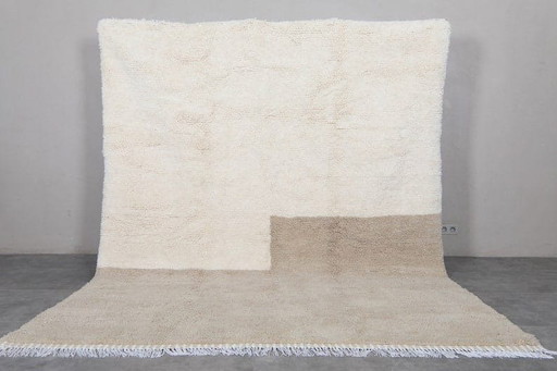Auténtica alfombra marroquí tradicional hecha a mano, 2/3 m