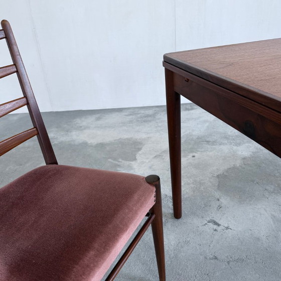 Image 1 of Set tavolo allungabile e 2 sedie Pastoe in legno di teak