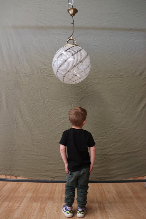 Image 1 of Murano-Glaskugel-Kronleuchter aus den 1970er Jahren