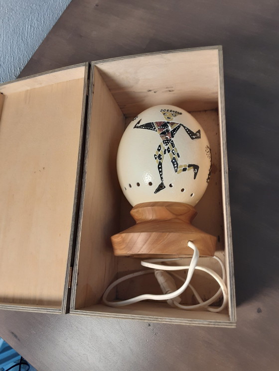 Image 1 of Lampada da tavolo artistica con scatola coordinata